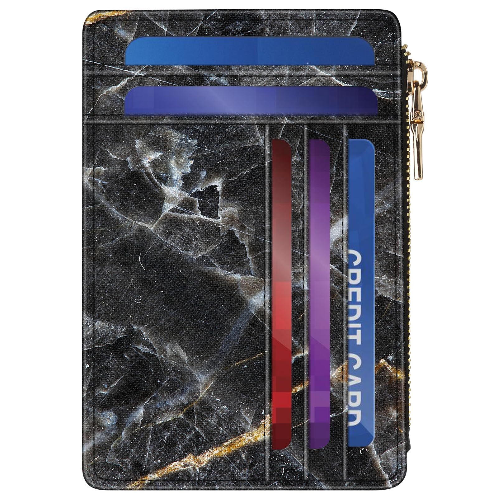 7276 Small Wallet Rfid Thin Wallet Thin Credit Card Holder Black Marble 7276 Small Wallet Rfid Thin Wallet Thin Credit Card Holder Black Marble